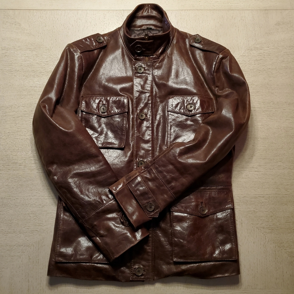 American Base New York Leather Jacket
